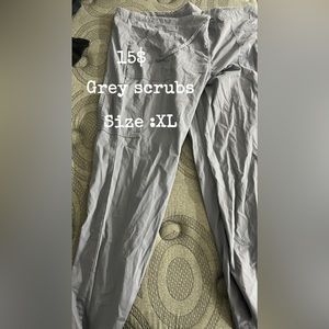 Grey scrubs